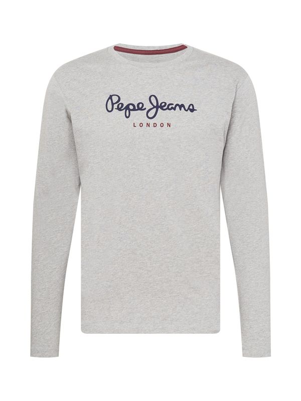 Pepe Jeans Pepe Jeans Majica 'EGGO'  mornarska / pegasto siva / rubin rdeča