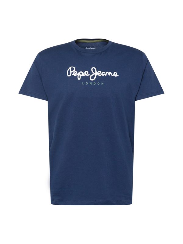 Pepe Jeans Pepe Jeans Majica 'EGGO'  mornarska / siva