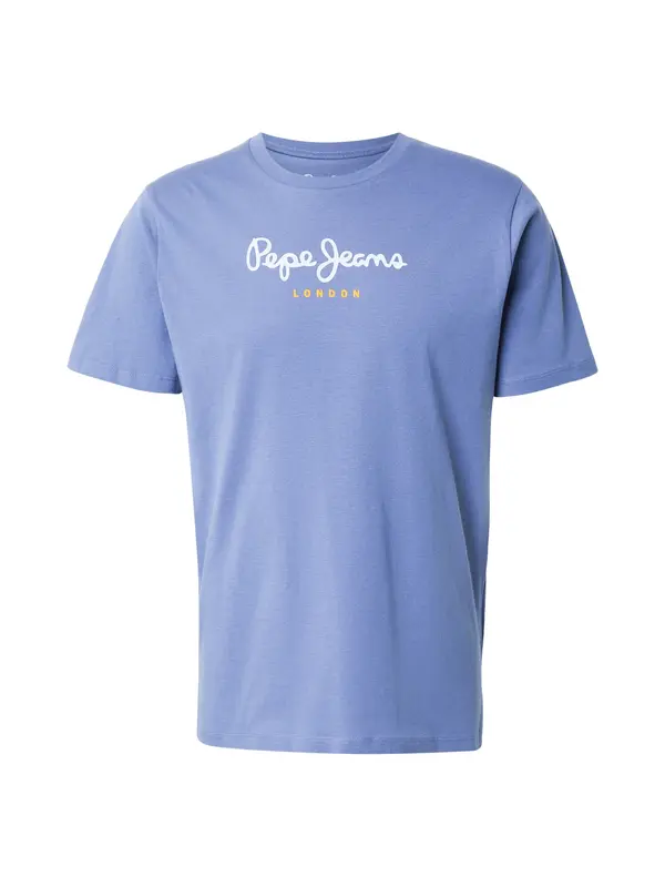 Pepe Jeans Pepe Jeans Majica 'Eggo N'  golobje modra / bela