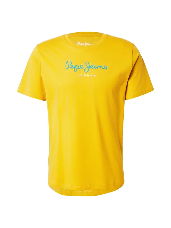Pepe Jeans Pepe Jeans Majica 'EGGO N'  turkizna / rumena / bela
