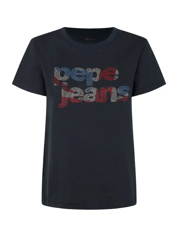 Pepe Jeans Pepe Jeans Majica 'FERNANDINE'  azur / temno modra / rdeča / bela