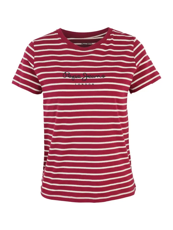Pepe Jeans Pepe Jeans Majica 'MAE'  mornarska / temno roza / bela