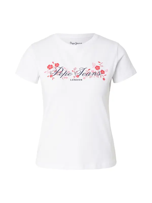 Pepe Jeans Pepe Jeans Majica  marine / roza / rdeča / bela