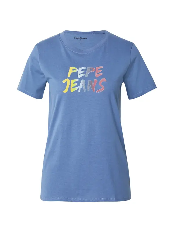 Pepe Jeans Pepe Jeans Majica  modra / svetlo modra / rumena / staro roza