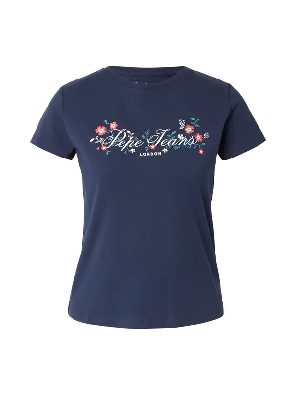 Pepe Jeans Pepe Jeans Majica  mornarska / zelena / roza / bela