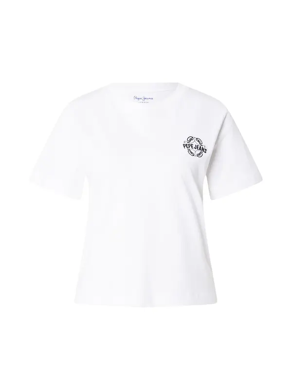 Pepe Jeans Pepe Jeans Majica 'NATALIA'  črna / bela