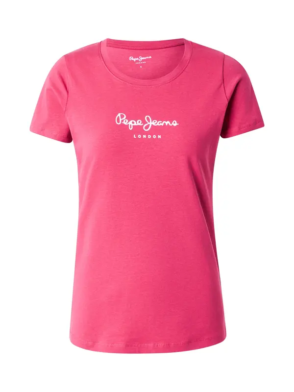 Pepe Jeans Pepe Jeans Majica 'New Virginia'  malina / bela
