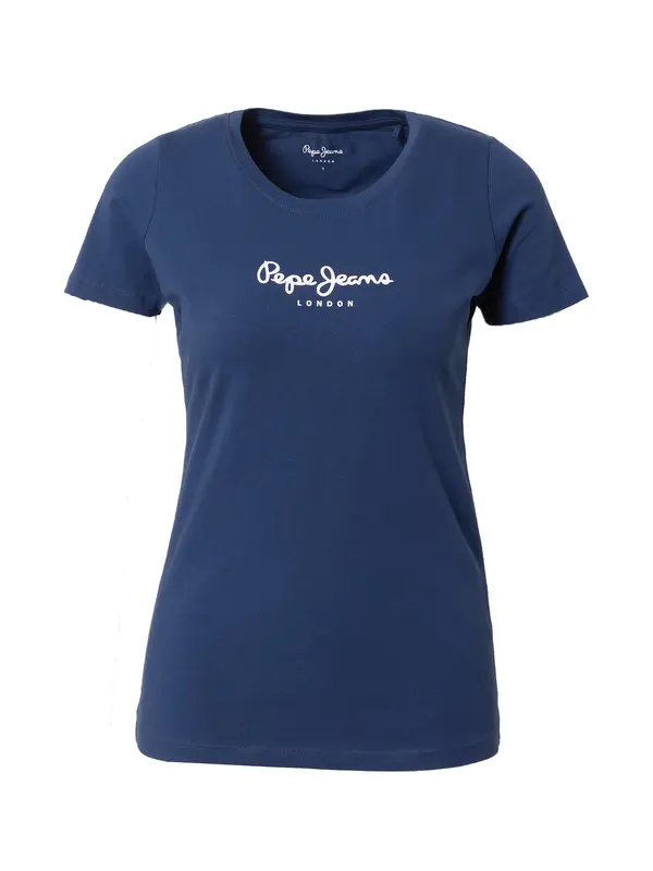 Pepe Jeans Pepe Jeans Majica 'New Virginia'  mornarska / bela