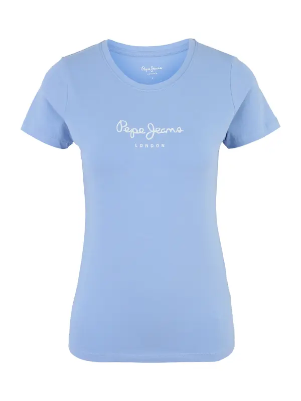 Pepe Jeans Pepe Jeans Majica 'New Virginia'  svetlo modra / bela