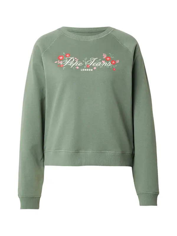 Pepe Jeans Pepe Jeans Majica  oliva / živo rdeča / bela