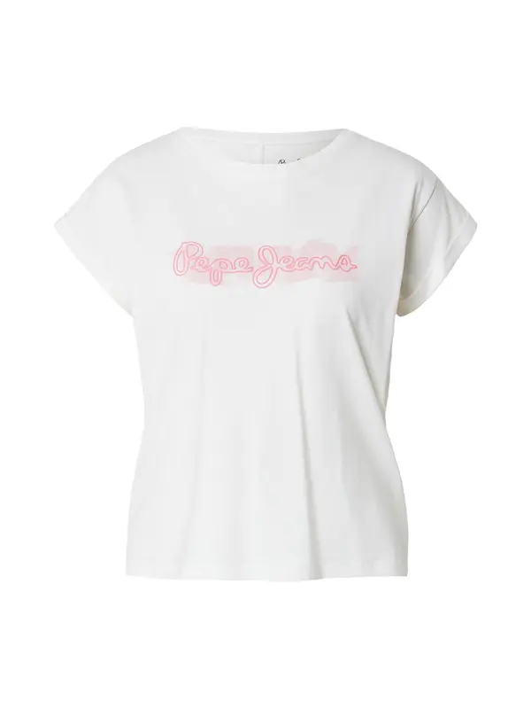 Pepe Jeans Pepe Jeans Majica  roza / pastelno roza / bela