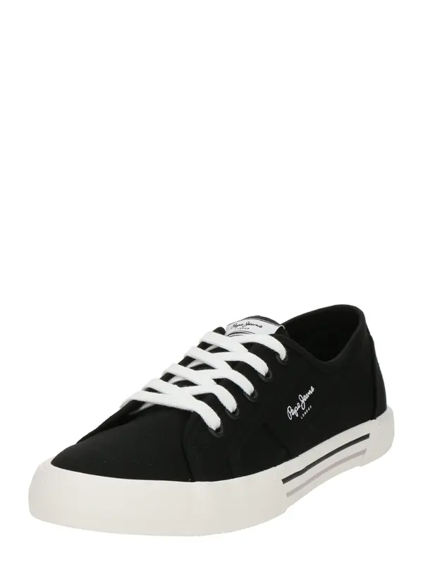 Pepe Jeans Pepe Jeans Nizke superge 'BRADY'  črna / bela