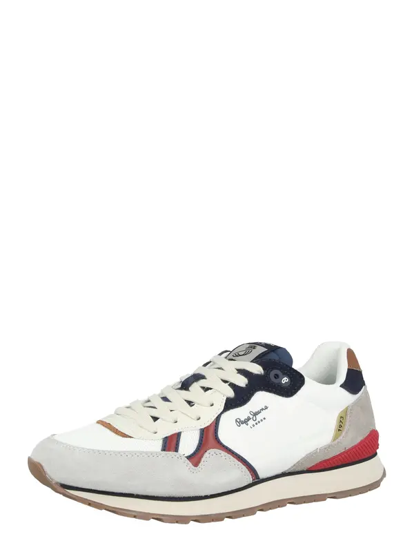 Pepe Jeans Pepe Jeans Nizke superge 'BRIT ACTIVE'  mornarska / svetlo siva / bordo / bela