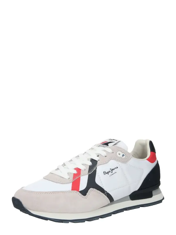 Pepe Jeans Pepe Jeans Nizke superge 'Brit Road'  mornarska / svetlo siva / svetlo rdeča / bela