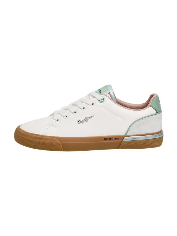Pepe Jeans Pepe Jeans Nizke superge 'KENTON COOL'  meta / bela
