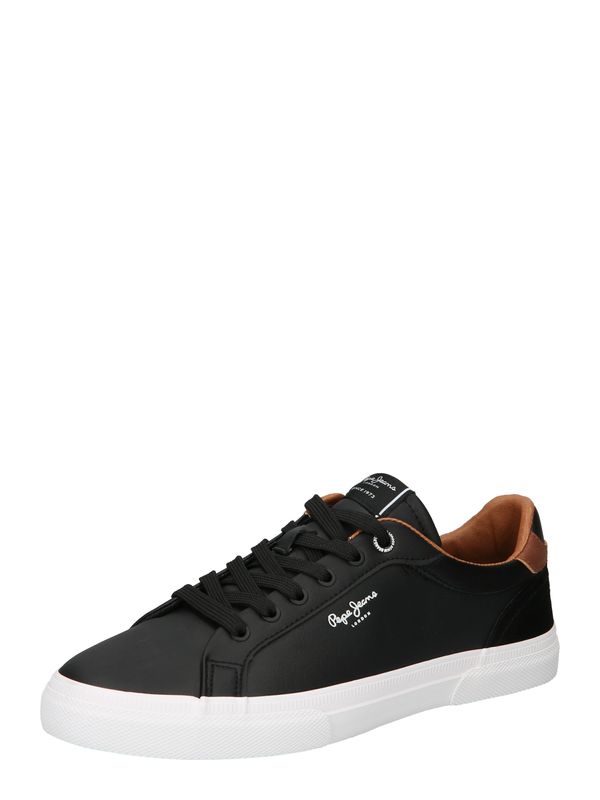 Pepe Jeans Pepe Jeans Nizke superge 'Kenton Court'  rjava / črna / bela