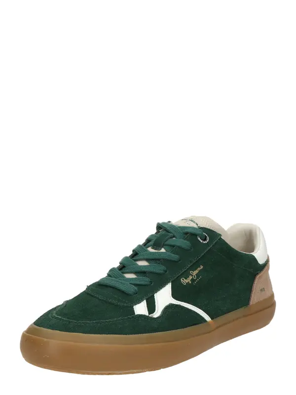Pepe Jeans Pepe Jeans Nizke superge 'TRAVIS FREE'  rjava / temno zelena / bela