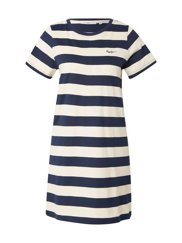 Pepe Jeans Pepe Jeans Obleka 'LOREN'  ecru / temno modra