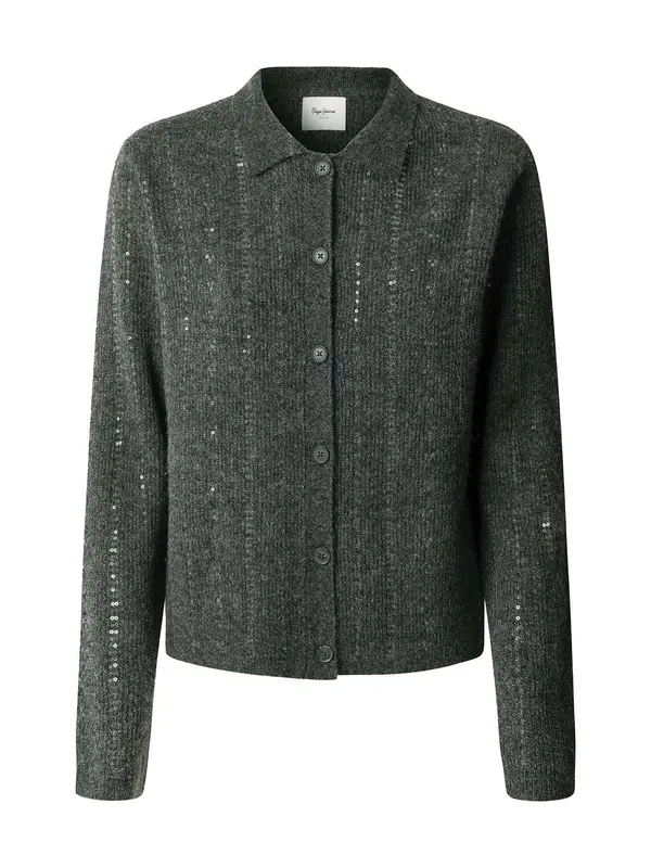 Pepe Jeans Pepe Jeans Pletena jopa 'ELAINE'  antracit