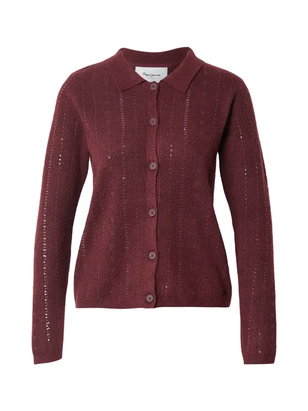 Pepe Jeans Pepe Jeans Pletena jopa 'ELAINE'  bordo