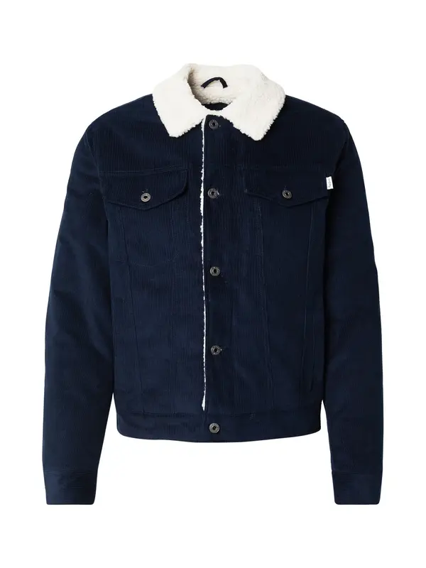 Pepe Jeans Pepe Jeans Prehodna jakna 'Joshua'  mornarska / bela