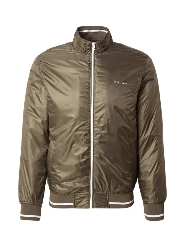 Pepe Jeans Pepe Jeans Prehodna jakna 'ROCKER'  oliva / bela