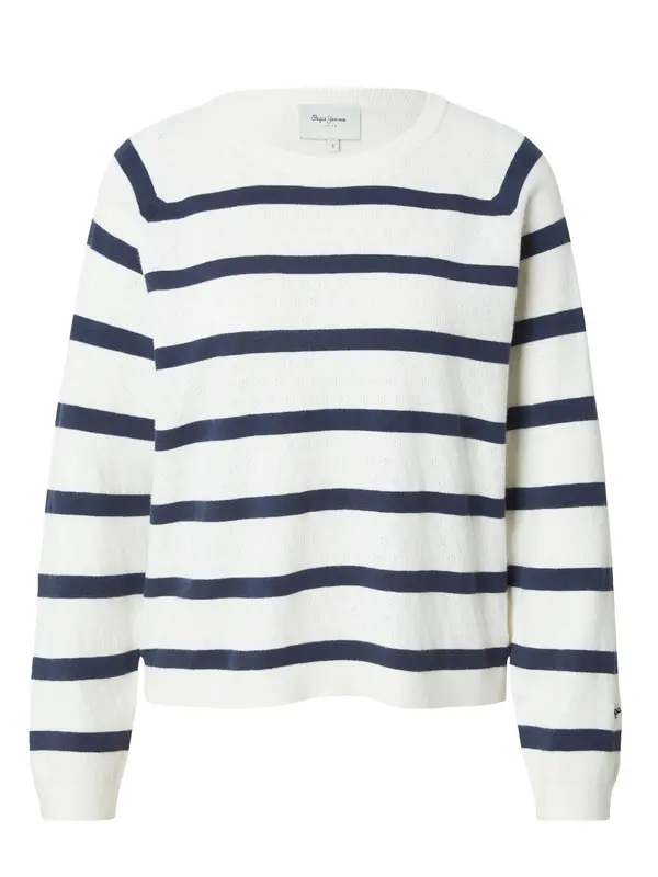 Pepe Jeans Pepe Jeans Pulover  mornarska / bela