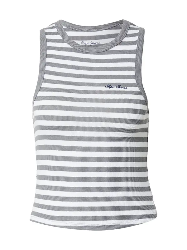 Pepe Jeans Pepe Jeans Top  siva / bela