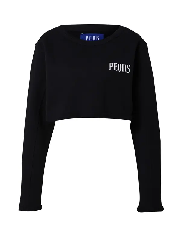 Pequs Pequs Majica  črna / bela