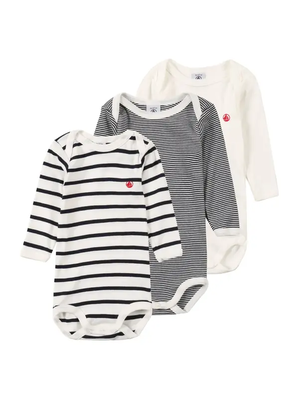 PETIT BATEAU PETIT BATEAU Pajac/bodi  rdeča / črna / bela