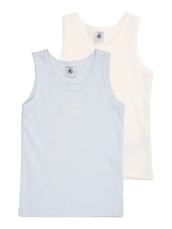 PETIT BATEAU PETIT BATEAU Spodnja majica  svetlo modra / volneno bela