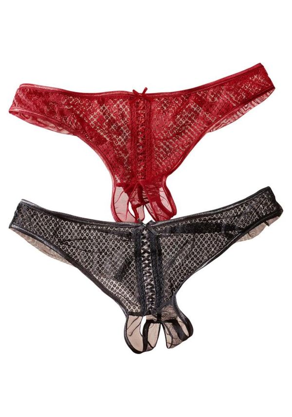 PETITE FLEUR GOLD PETITE FLEUR GOLD Ouvert  rdeča / črna