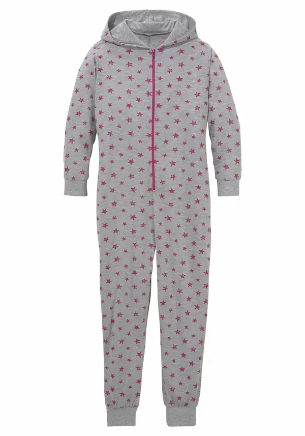 Petite Fleur Kids Petite Fleur Kids Pižama  pegasto siva / temno roza
