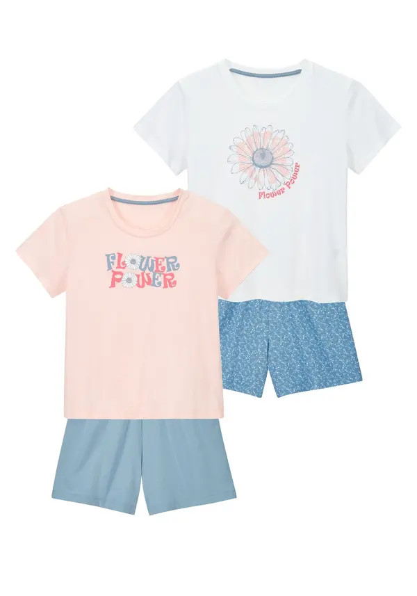 Petite Fleur Kids Petite Fleur Kids Pižama  safir / pastelno roza / rdeča / bela