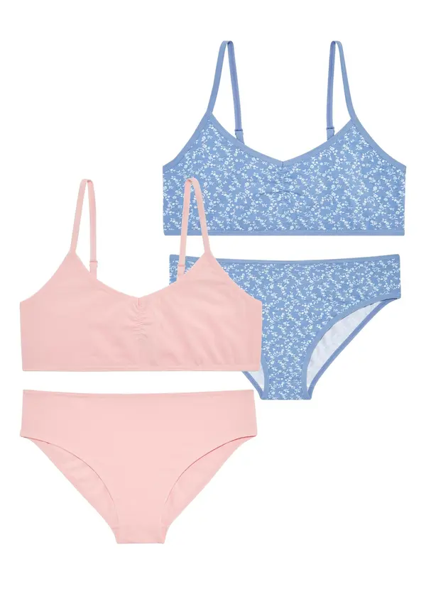Petite Fleur Kids Petite Fleur Kids Set perila  modra / roza / bela