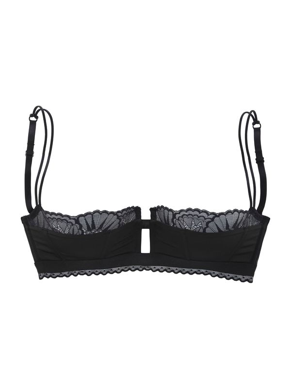 PETITE FLEUR PETITE FLEUR Nedrček 'Push-up bra'  črna