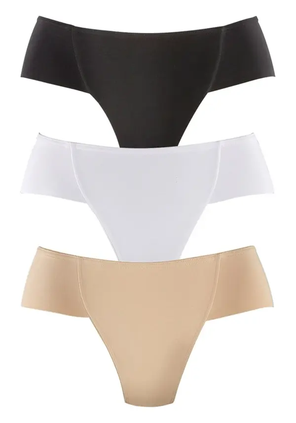 PETITE FLEUR PETITE FLEUR Spodnje hlače za oblikovanje  nude / črna / bela