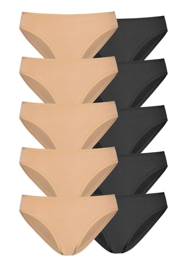 PETITE FLEUR PETITE FLEUR Spodnje hlačke  nude / črna