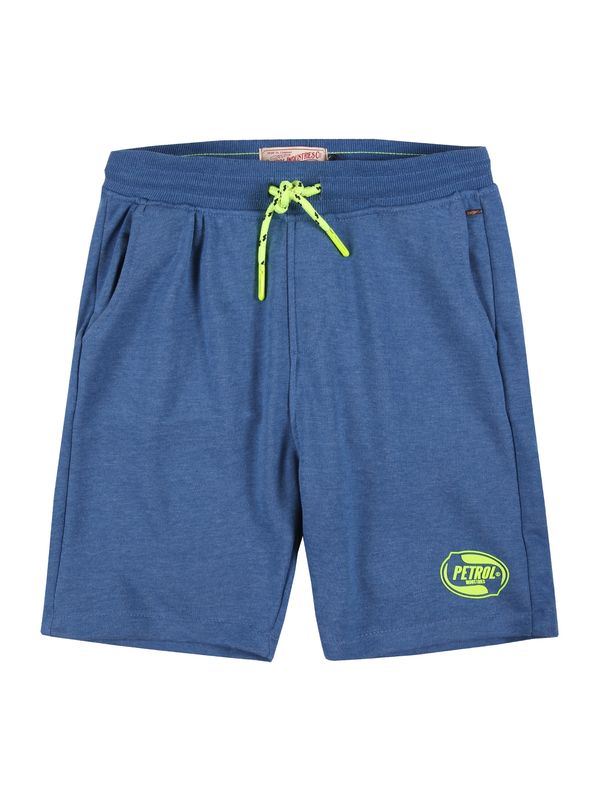 Petrol Industries Petrol Industries Hlače  mornarska / neonsko rumena / črna