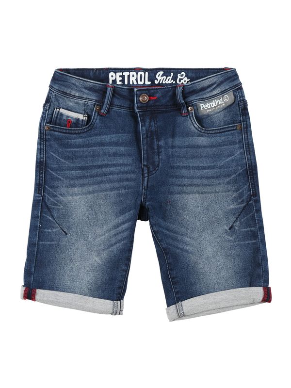 Petrol Industries Petrol Industries Kavbojke 'Jones'  moder denim / rdeča