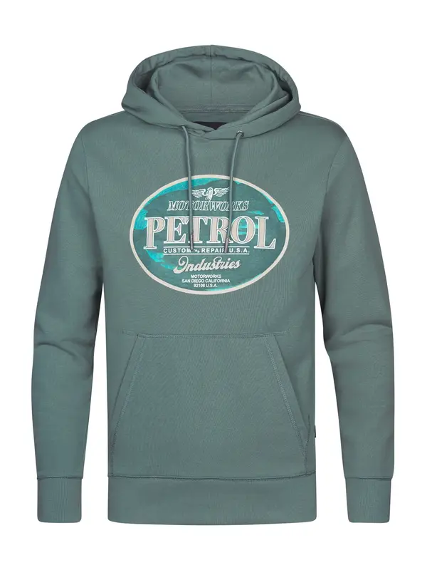 Petrol Industries Petrol Industries Majica  bež / turkizna / zelena / svetlo zelena