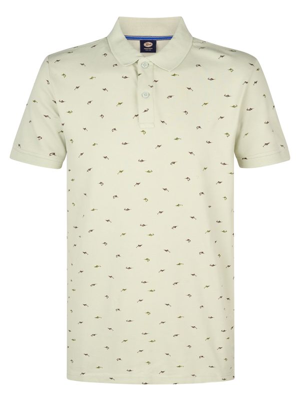 Petrol Industries Petrol Industries Majica 'Palmview'  kaki / pastelno zelena