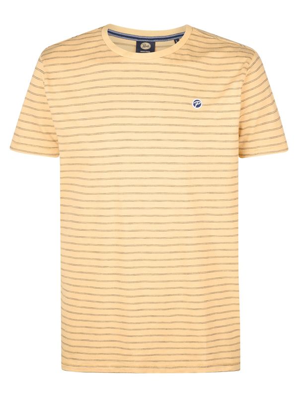 Petrol Industries Petrol Industries Majica 'Seabreeze'  med / pegasto siva