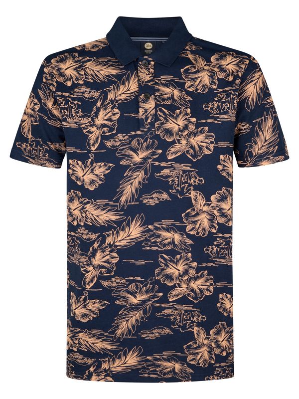 Petrol Industries Petrol Industries Majica 'Shellway'  bež / mornarska