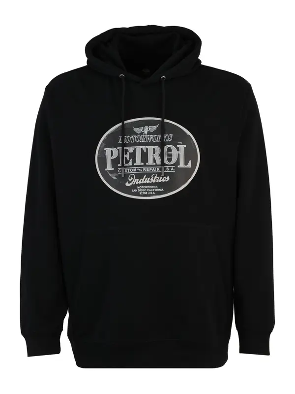 Petrol Industries Petrol Industries Majica  siva / temno siva / črna