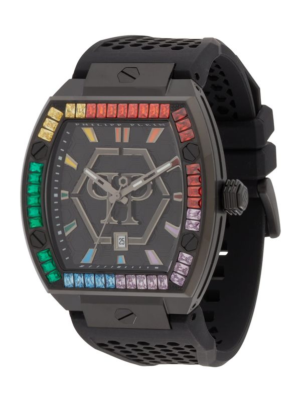 Philipp Plein Philipp Plein Analogna ura  rumena / zelena / rdeča / črna