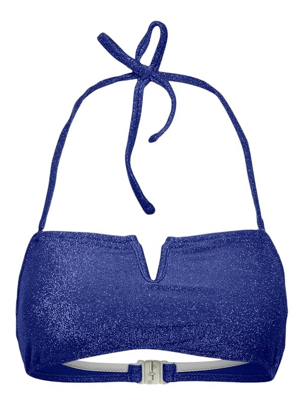 PIECES PIECES Bikini zgornji del 'BLING'  temno modra