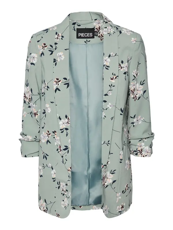 PIECES PIECES Blazer 'BOSELLA'  kremna / meta / off-bela