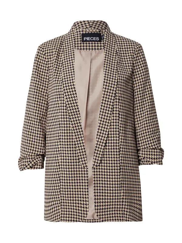 PIECES PIECES Blazer 'PCBosella'  črna / volneno bela