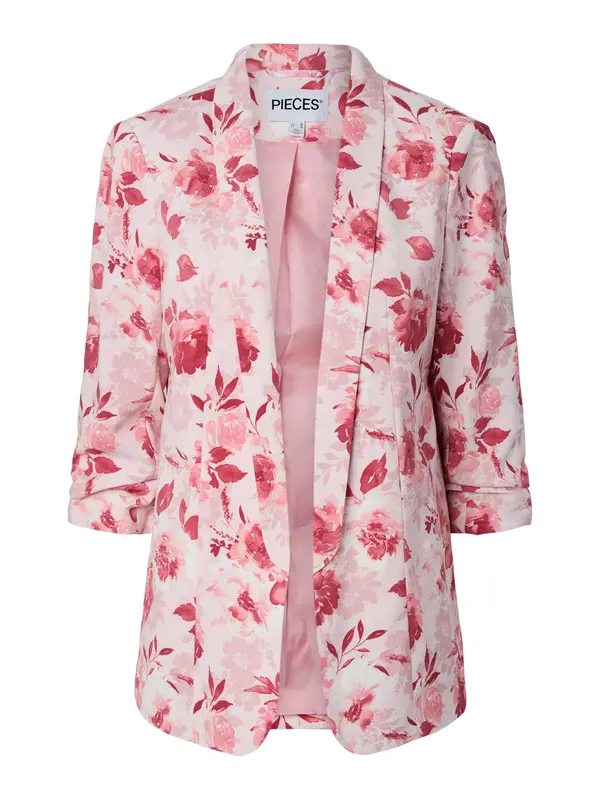 PIECES PIECES Blazer 'PCBosella'  roza / temno rdeča / bela